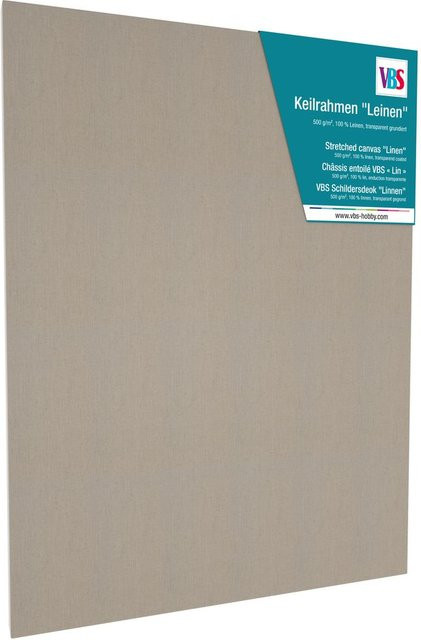 VBS Keilrahmen Leinen B: 30 cm, H: 40 cm - Bild 1