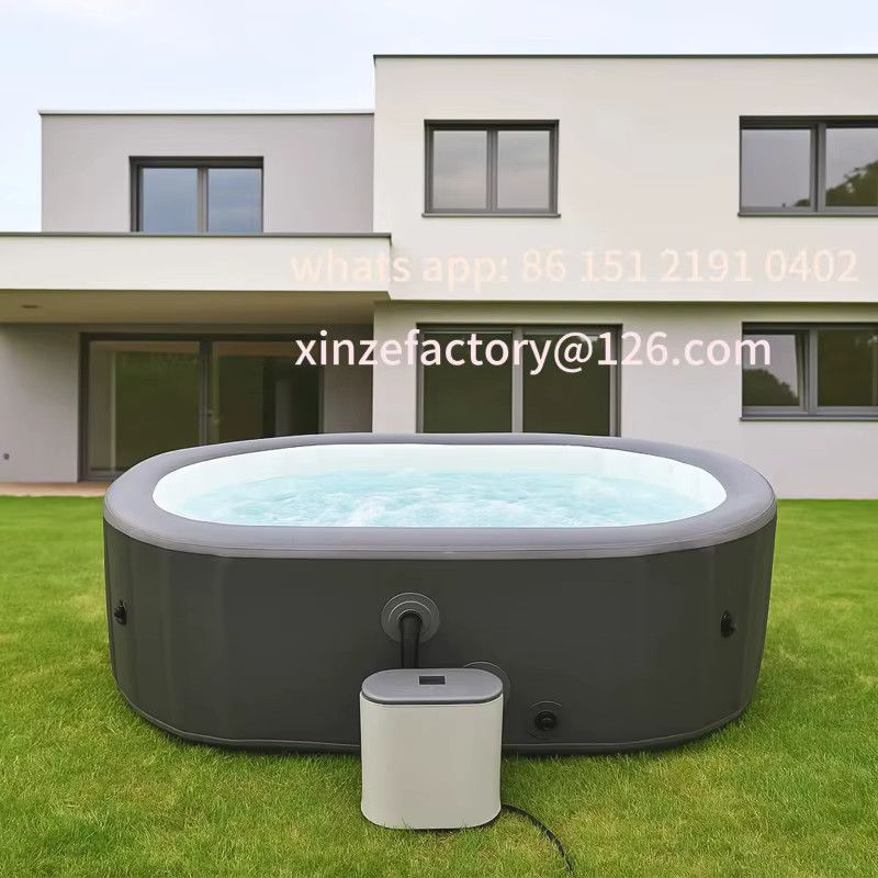 Anpassbarer aufblasbarer Whirlpool mit Wellenblasen in ovaler Form für deinen Spa-Genuss - Bild 4