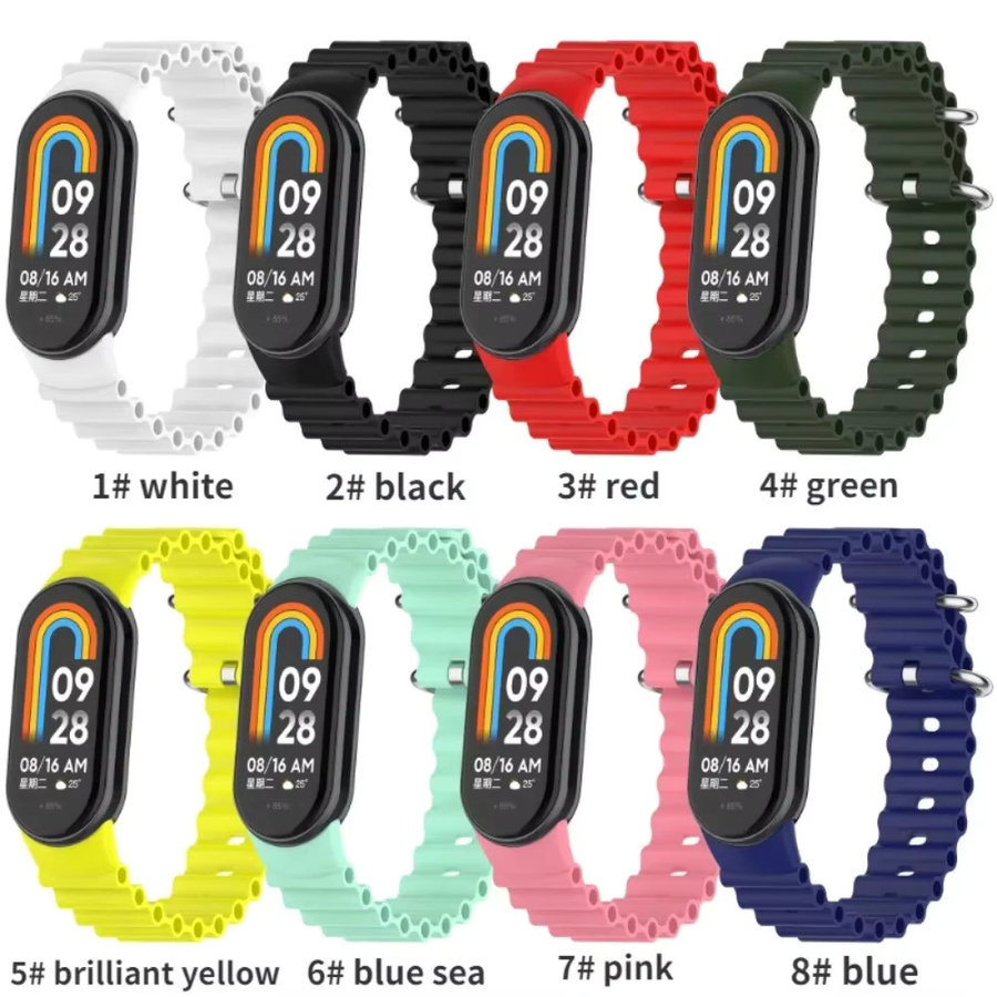 Smartwatch-Armband Silikon, Bunt, Unisex - Bild 2