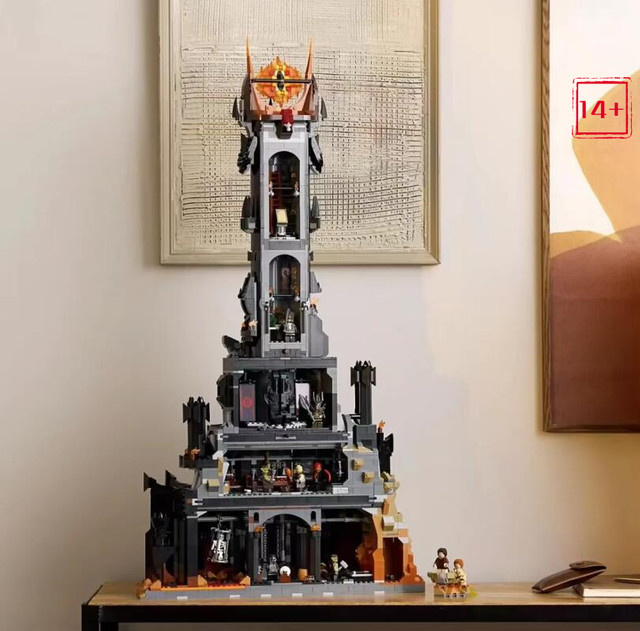 Hot Toys Herr der Ringe Auge von Sauron Schwarzer Turm Barad-dur Replik, Bausteine, 5471 Teile, ab 14 Jahren - Bild 1