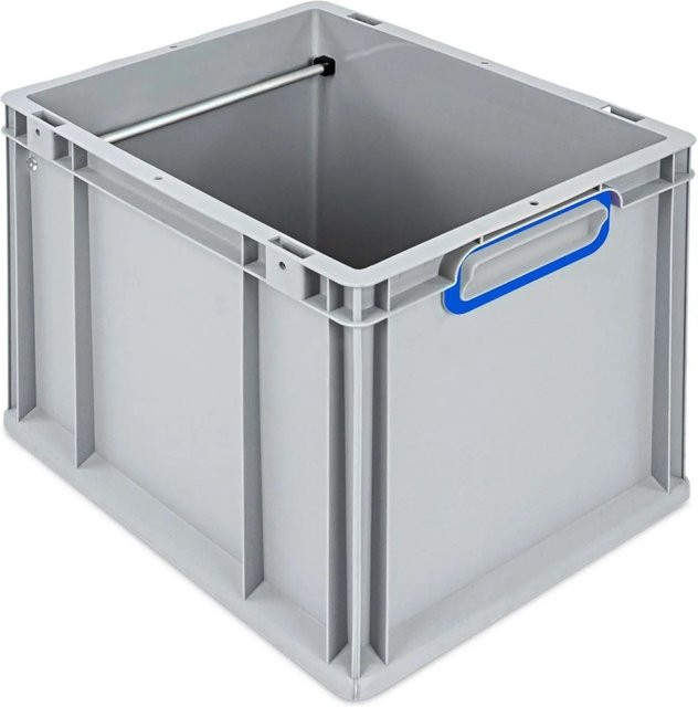 PROREGAL Hängeregisterbox Nextgen Eurobehälter Transportbox mit Griffen, Blau-Grau, H x B x T: 32 x 30 x 40 cm - Bild 1