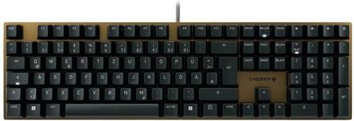 Cherry KC 200 MX Mechanische Tastatur USB QWERTZ Deutsch Schwarz Bronze - Bild 1