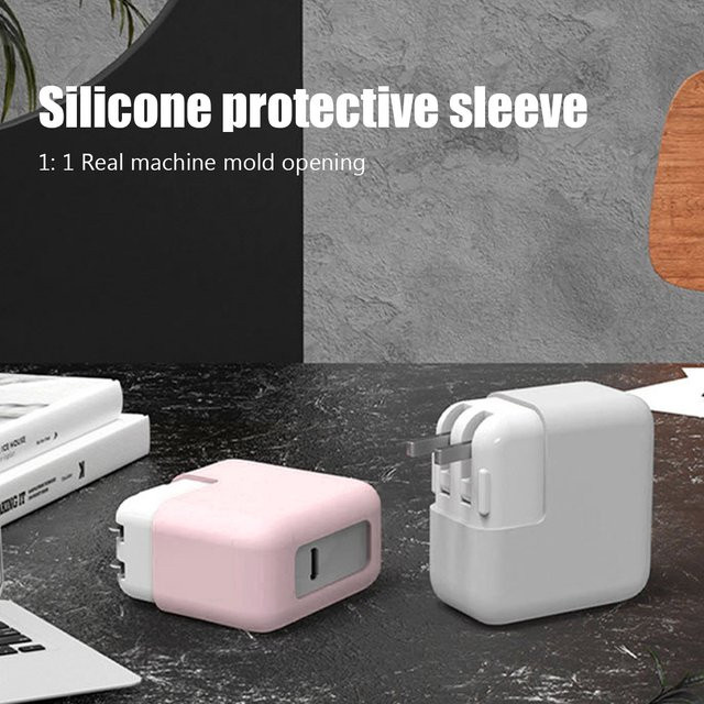 Stoßfeste Silikon-Netzteilhülle für Apple MacBook Netzteile (29W/30W/35W) in Multicolor - Bild 1
