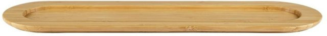 Helios Serviertablett aus Bambus, oval, braun, Länge: 42,5 cm, Breite: 12,5 cm - Bild 1