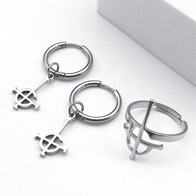 Lucky Star Jewelry Schmuck-Set Ghost, Edelstahl, Zirkonia, Unisex - Bild 1