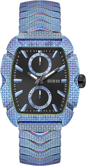 Guess Armbanduhr, Quarz, Edelstahl, Schwarz, 39 mm, Herren - Bild 1