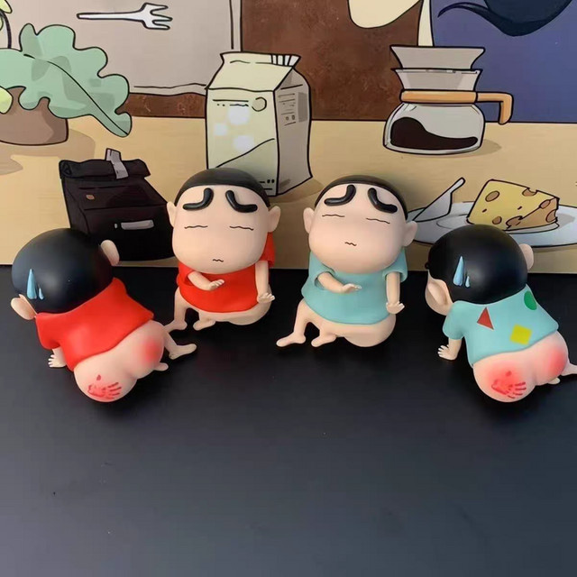 52TOYS Crayon Shin-chan Anime-Charakter Figur als trendiges Sammlermodell und Desktop-Ornament - Bild 1
