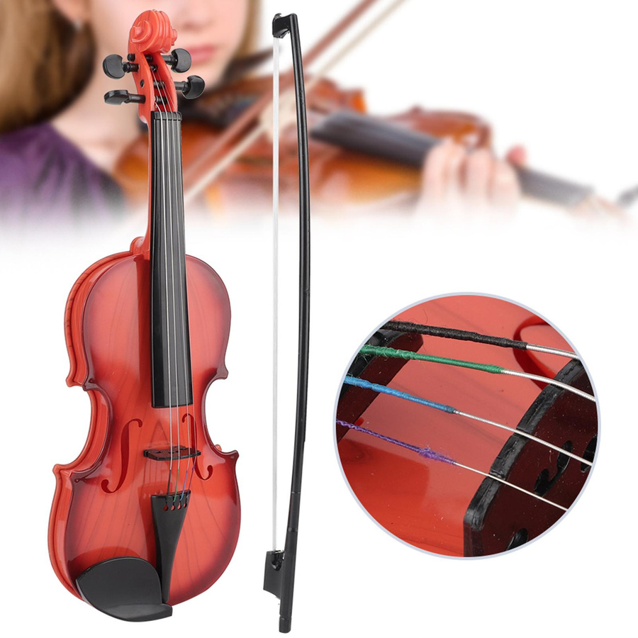 TOMTOP JMS Akustische Violine Spielzeug hellbraune - Bild 5