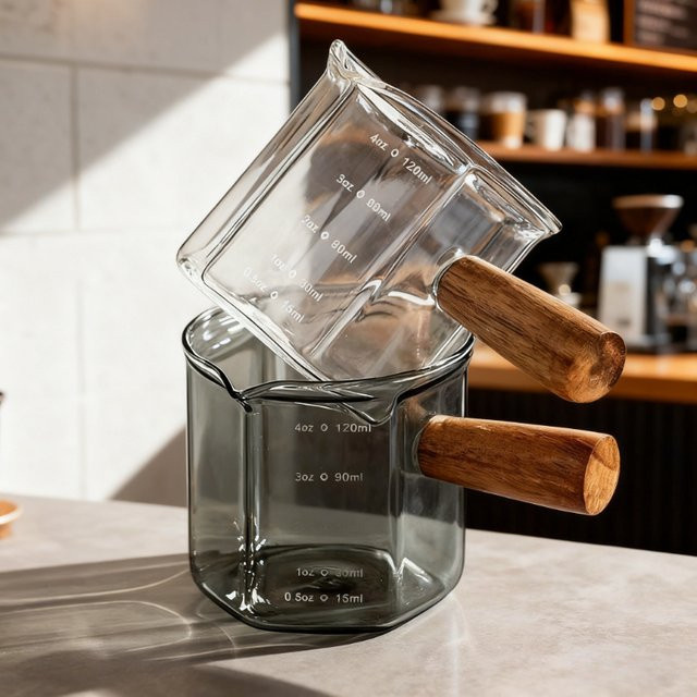 COOKER KinG Espresso Tasse aus Glas, transparent, 120 ml - Bild 1