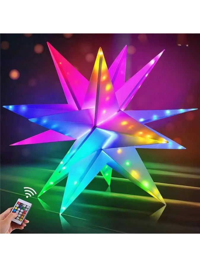 BIG Star Smart LED RGB Sternlicht mit Bluetooth APP Steuerung, Mehrfarbig - Bild 3