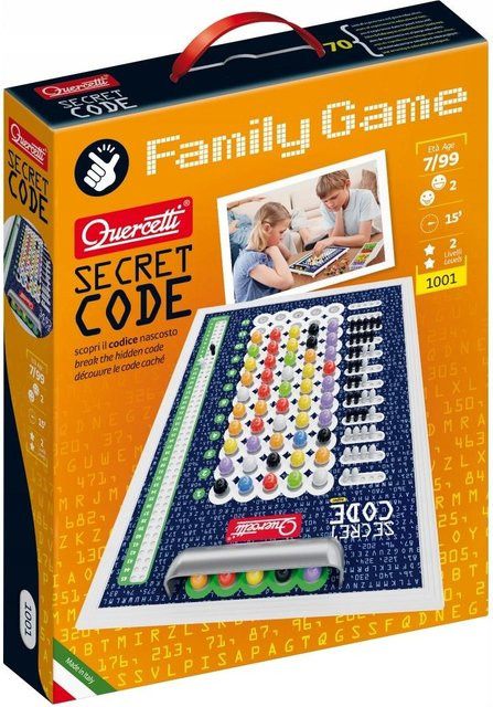 Quercetti Geheimer Code, Logikspiel, Strategiespiel, ab 6 Jahren - Bild 1