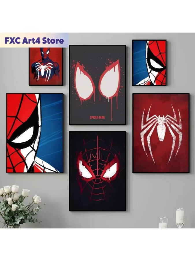 Kayou Marvel Avengers Spiderman Poster als mehrfarbiger Papierdruck für deine Wanddekoration - Bild 5