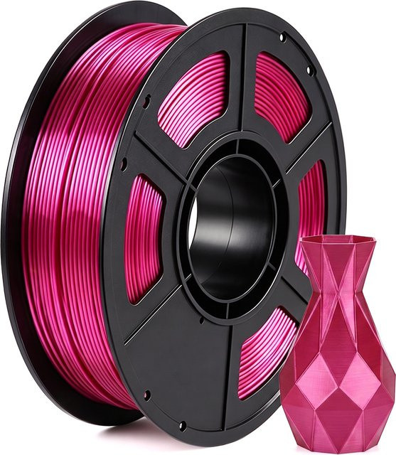 3D Maliang PLA Seiden-Filament für FDM 3D-Drucker, Farbe: Seidenrosa, Durchmesser: 1,75 mm - Bild 1