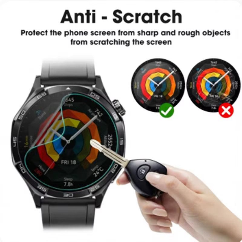 Huawei Anti-Spionage-Hydrogelfolie, Displayschutz, Schwarz, Unisex - Bild 4