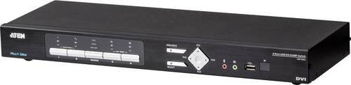 ATEN CM1164A KVM-Umschalter in Schwarz mit USB-A Anschlüssen - Bild 1