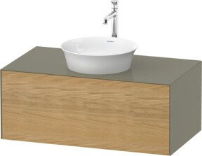 Duravit Waschtischunterschrank White Tulip wandhängend, Farbe: White, B: 100 cm, T: 55 cm - Bild 1