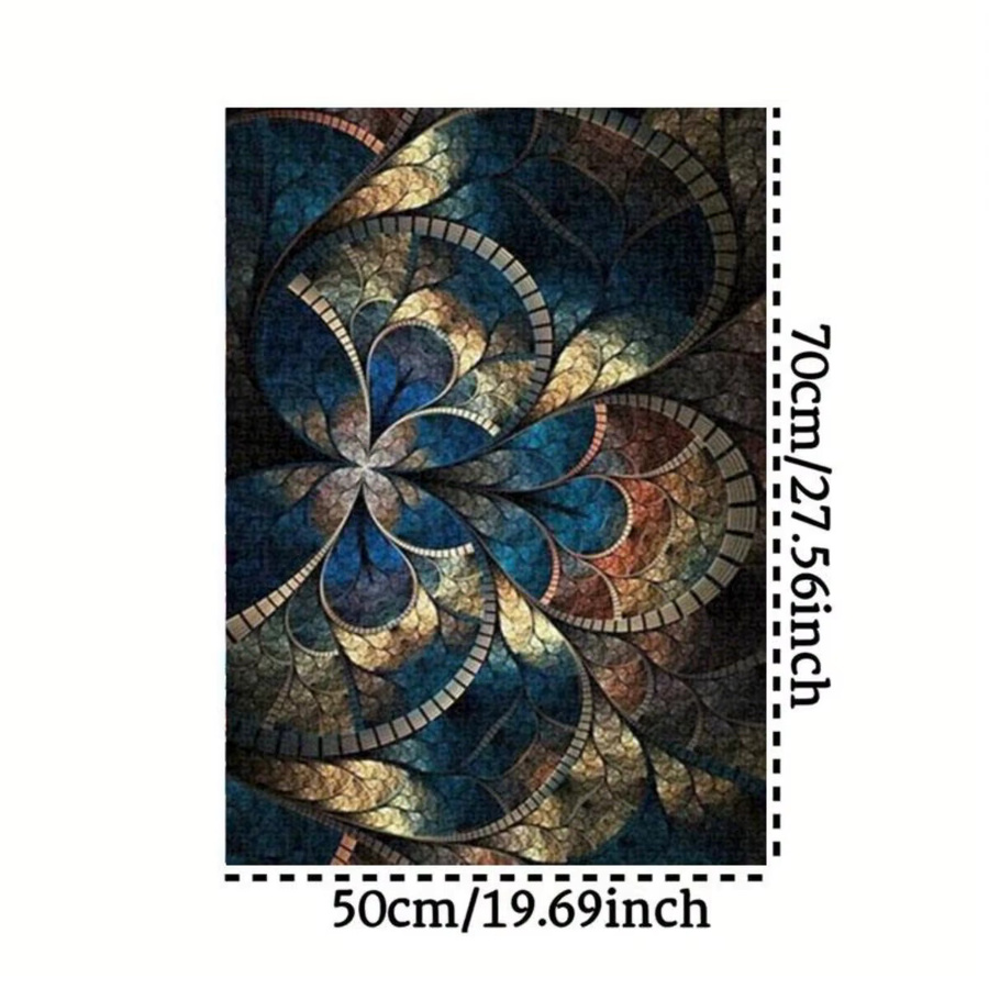 AZNM Spiral-Fraktalpuzzle, 1.000 Teile, bunt - Bild 2