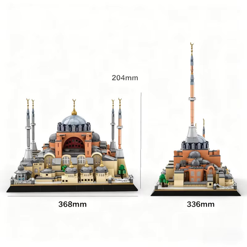 BALODY Istanbul Hagia Sophia Kathedrale Modell, Bausteine, 1434 Teile - Bild 2