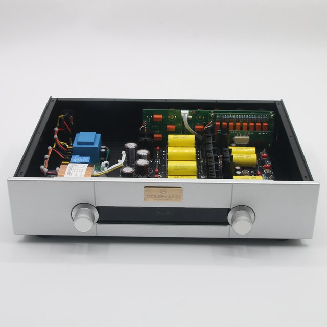 HiFi Pass P17 Mosfet Remote Audio Vorverstärker in Silber mit vollsymmetrischer Heim-Vorverstärker-Schaltung basierend auf PASS 1.7 - Bild 1