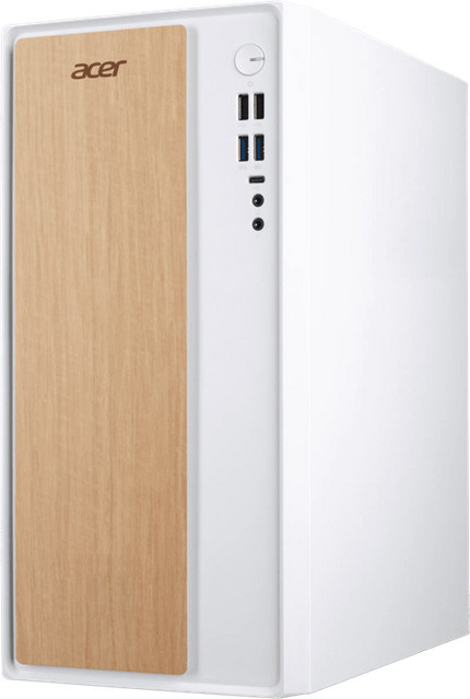 Acer Aspire TC-101 I5522W Desktop-PC mit Intel Prozessor, 512 GB SSD und Windows in Weiß und Braun - Bild 1