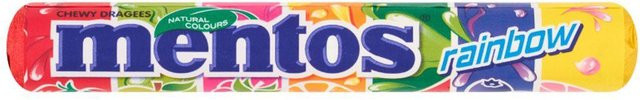 Mentos Regenbogen Fruchtgeschmack Kaubonbons 37,5 g - Bild 1