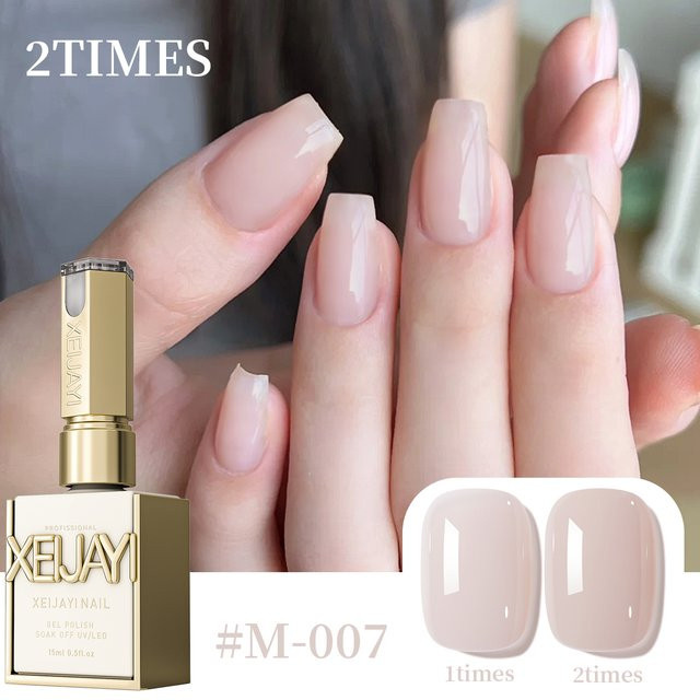 XEIJAYI Nagellack, Nude Pink, Glänzend, 15 ml - Bild 1