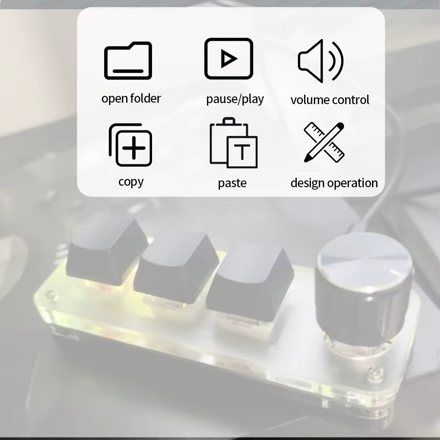 GGBEE Mechanische USB Gaming Tastatur mit 3 Makro-Tasten und RGB-Beleuchtung in Weiß - Bild 5
