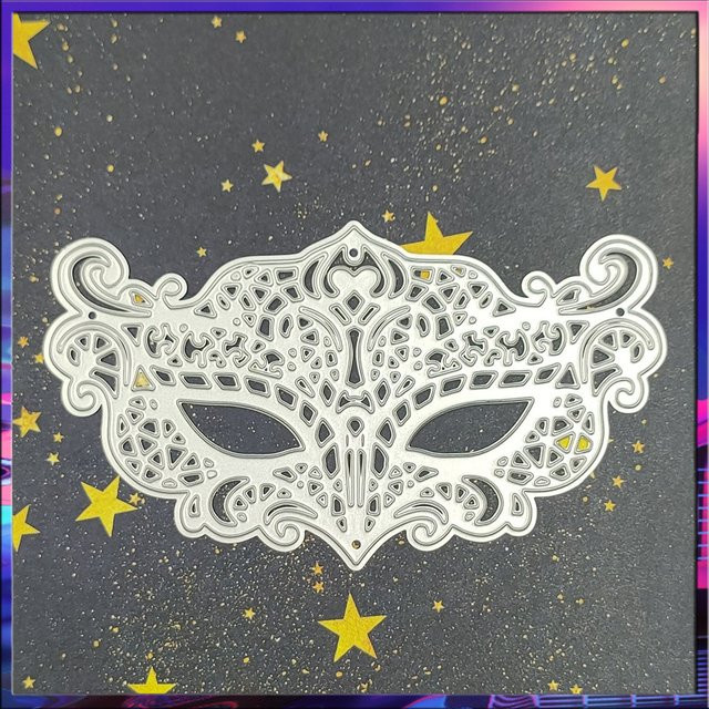 Metall Stanzform Blume Spitze mit Loch für Scrapbook und Handwerk in Silber - Bild 1