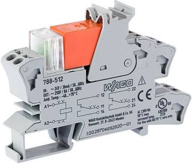 WAGO Relaissockel 788-512 Grau 20 Stück - Bild 1