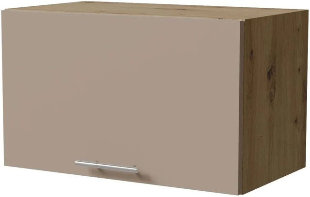 Feldmann-Wohnen Klapphängeschrank Brerra W4B/60 in Eiche Artisan und Graubeige Matt mit Blum Avenots Klappenbeschlag, B/T/H: 60 x 32,5 x 36 cm - Bild 1