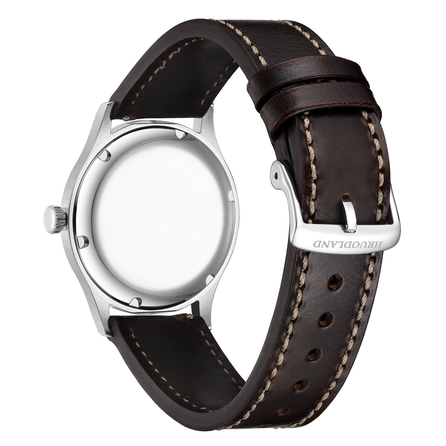 Hruodland Armbanduhr Automatik, Edelstahl, 38 mm, Herren, Schwarz - Bild 2