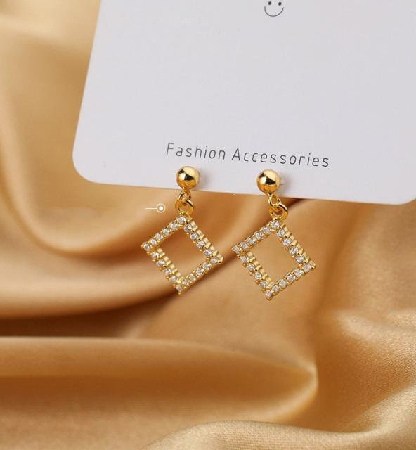 Ohrringe Diamant, brown, Damen - Bild 1