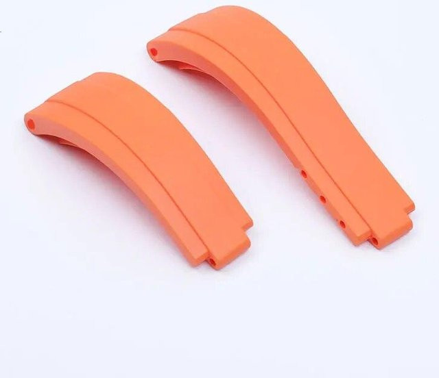 Freesh Uhrenarmband Kautschuk, 20 mm, orange, Unisex - Bild 1