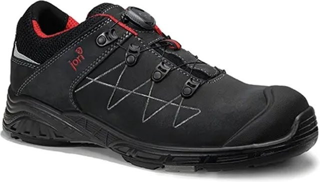 Sicherheitshalbschuh Elten Jori JoMax Boa Low S3 aus Leder in Schwarz, Größe 44 - Bild 1