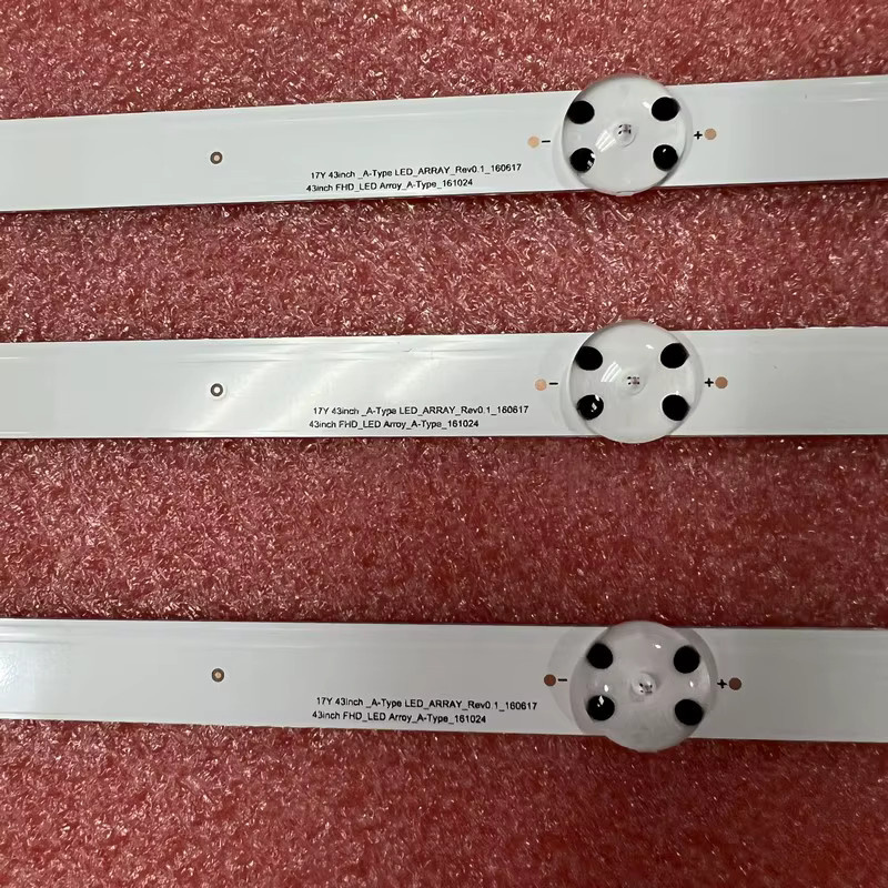 LED-Streifen in Weiß für LG TV Modelle 43UM7050PLF 43UN71006LB 43UK6300LLB 43UJ634V 43LJ61_FHD_L LC43490059A LC43490058A 43UJ654T 43UJ65_UHD_A/B - Bild 2