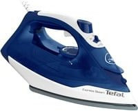 Tefal Express Steam FV 2838 Dampfbügeleisen in Blau und Weiß - Bild 1