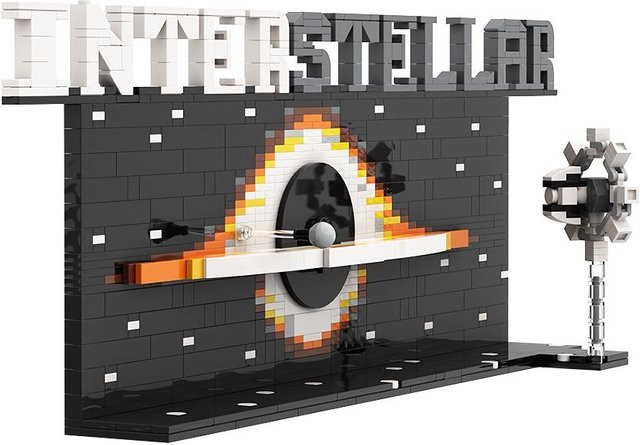 Gobricks Interstellares Schwarzes Loch Baustein Kreatives Gemälde - Bild 1