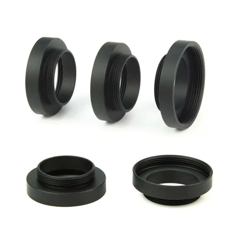 VBNM Mikroskop Objektiv Konverter Adapter Ringe für Nikon Zeiss Mitutoyo in Schwarz - Bild 1