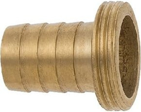 GEKA 1/3-Verschraubung aus Messing mit Außengewinde G1/2 Zoll und 13mm, Farbe Gold - Bild 1