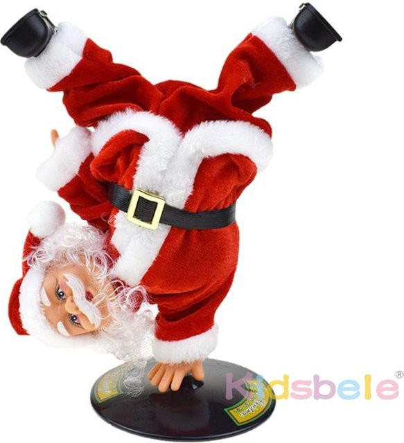 Binchi Outdoor Product Elektrischer tanzender Weihnachtsmann, Elektrisches Plüschtier, Musikalisch, ab 3 Jahre - Bild 1