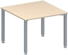 Schäfer Shop Genius Anbautisch MODENA FLEX in Ahorn-Dekor, höhenverstellbar, quadratische Form, B: 100 cm, T: 100 cm - Bild 1