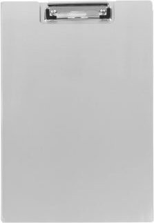 Djois Klemmbrettmappe A4 aus Recycling-Aluminium in Silbergrau mit Schutzklappe, horizontal und vertikal verwendbar, für bis zu 100 Blatt - Bild 1