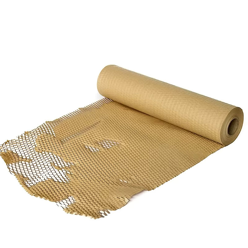Rosa Wabenpapier aus Kraftpapier als Antikollisions-Füllmaterial zur sicheren Verpackung von Schmuck und Kosmetik - Bild 4