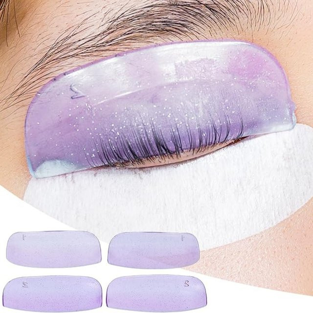 Lomansa Silikon-Wimperndauerwellen-Pads, 2 Paar, Unisex - Bild 1