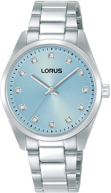 Lorus Armbanduhr, Quarz, Edelstahl, Blau, 32 mm, Damen - Bild 1