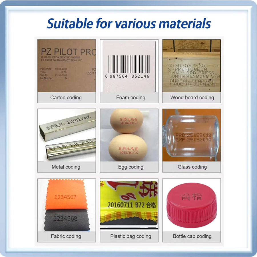 DCODE 130PLUS Industrieller Online-Tintenstrahldrucker mit 4,3-Zoll-Bildschirm für QR-Codes, Barcodes, Batchnummern, Logos und Datumsdruck (12,7/25,4 mm Düse) - Bild 4