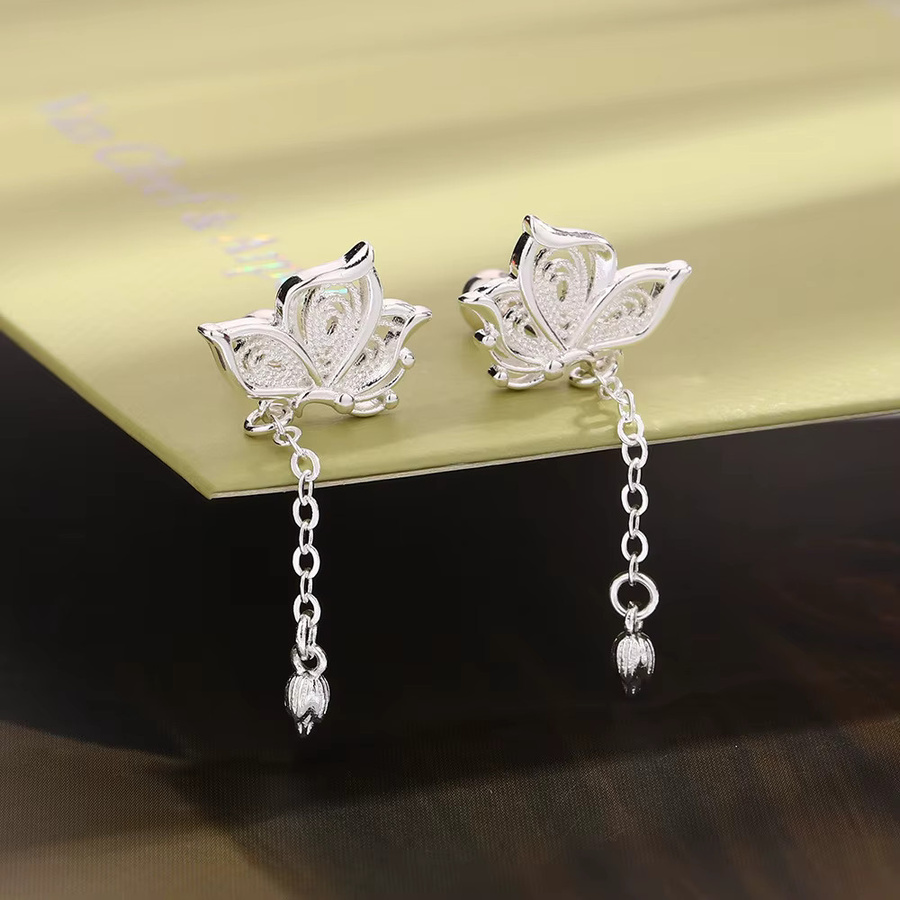 GaaBou Jewellery Schmetterlings-Ohrstecker, 925 Silber, Damen - Bild 2