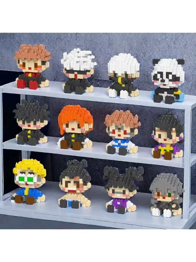 Bandai Jujutsu Kaisen Chopper 3D Anime-Modell, Micro-Baustein-Set - Bild 3