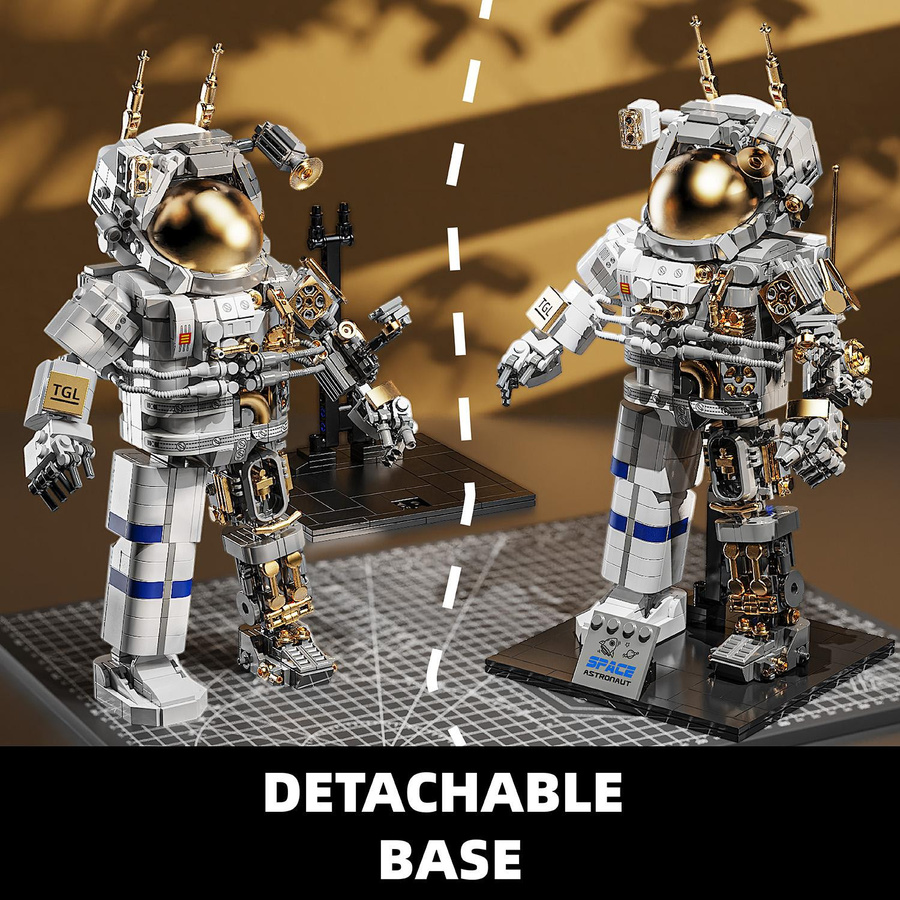 Yiran toy Astronauten Luft- und Raumfahrt Montagebausteine 860-teiliges Set - Bild 5