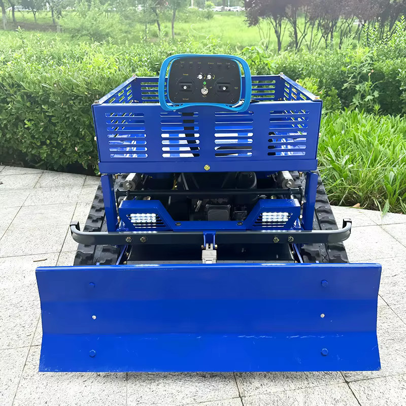 AIWEIYA Hochleistungs-Rasenmäher als automatisierter selbstfahrender ferngesteuerter Garten-Raupenrasenmäher in Blau mit CE Euro 5 Standard - Bild 2